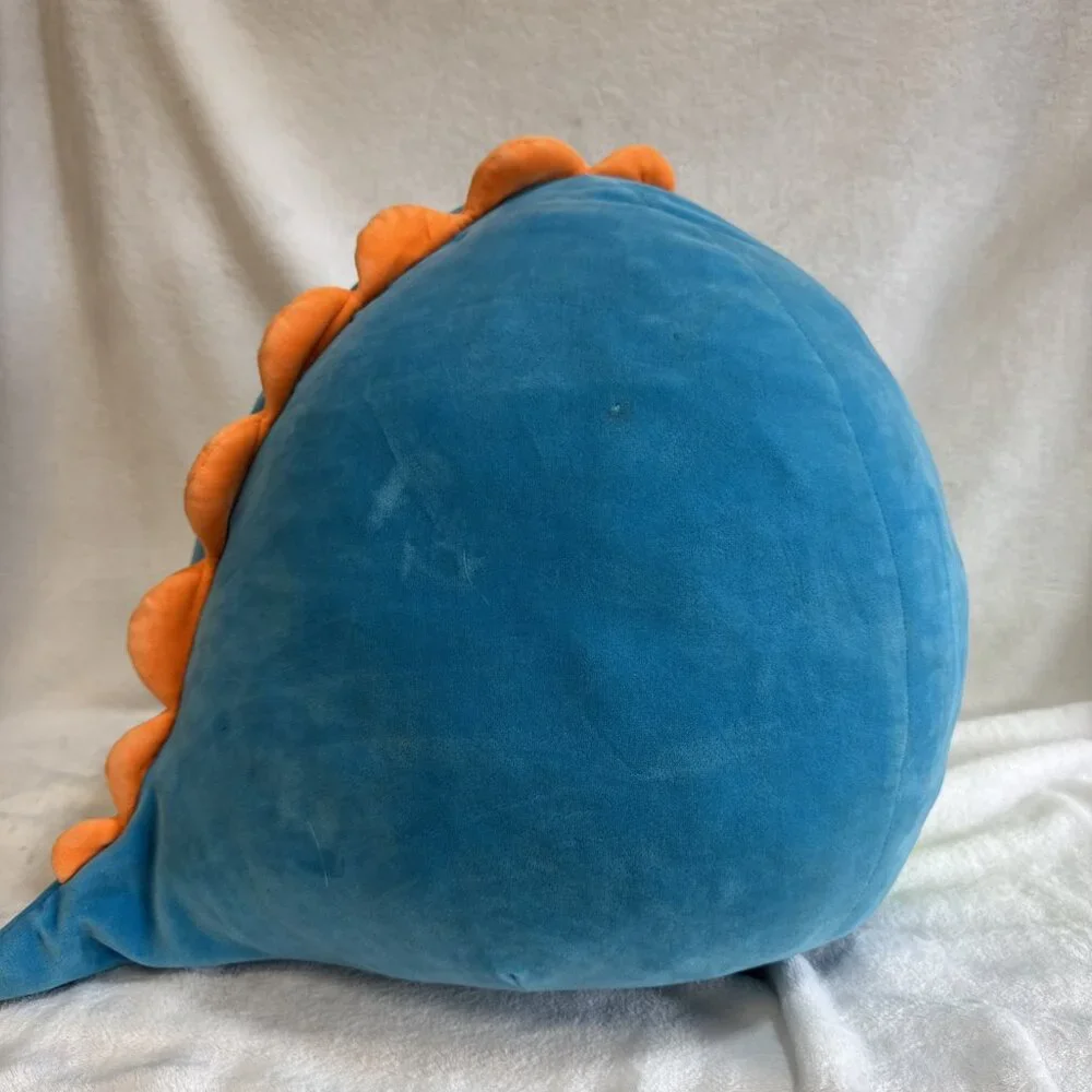 Squishmallows 16 inch Darex The Blue Dinosaur Green Belly‎ Stuffed Animal Plush
